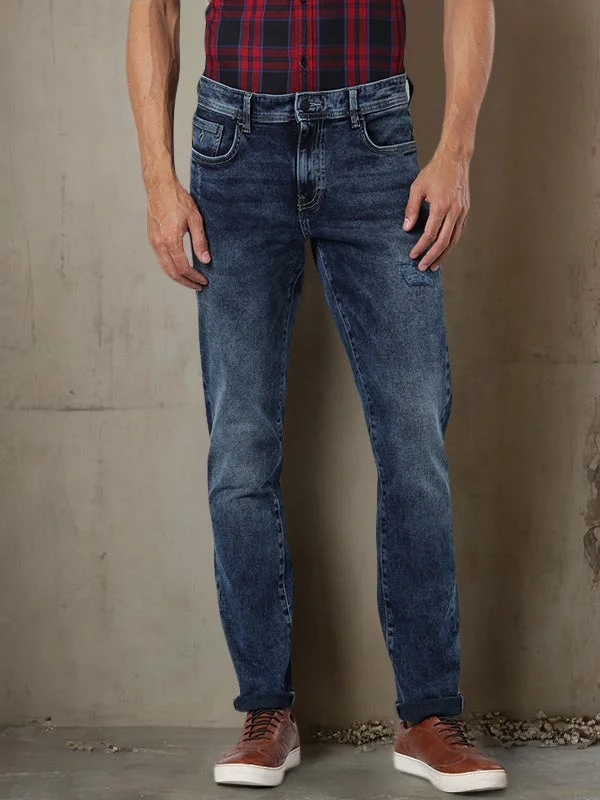Men's Slim Fit Stretch Jeans in Dark Wash for a Modern and Comfortable LookMen Brooklyn Fit Stretchable Jeans Men's Slim Fit Stretch Jeans in Dark Wash for a Modern and Comfortable LookMen Brooklyn Fit Stretchable Jeans