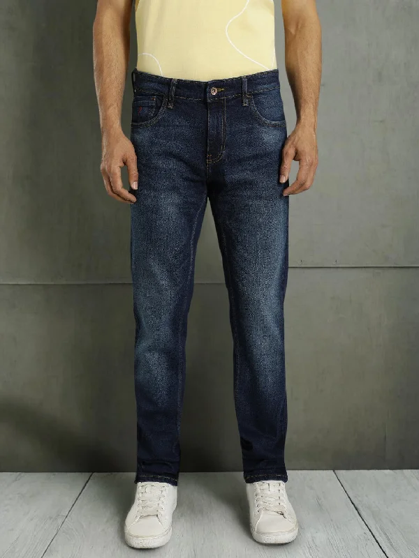 Men's Jeans with a Frayed Hem for a Casual and Effortless StyleMen Brooklyn Fit Stretchable Jeans Men's Jeans with a Frayed Hem for a Casual and Effortless StyleMen Brooklyn Fit Stretchable Jeans