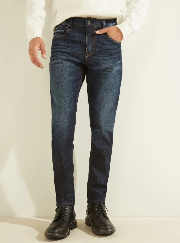 Men's Ripped Skinny Jeans in Acid Wash for an Edgy and Punk - Inspired StyleMid-Rise Athletic Tapered Denim Jean in Nightshade Wash Men's Ripped Skinny Jeans in Acid Wash for an Edgy and Punk - Inspired StyleMid-Rise Athletic Tapered Denim Jean in Nightshade Wash
