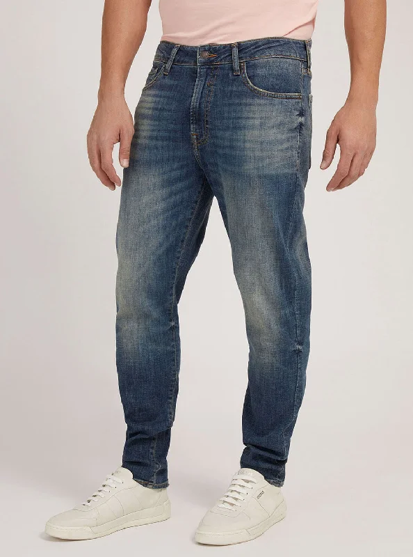 Men's Straight Leg Raw Denim Jeans for a Minimalist and Durable OptionMid-Rise Regular Tapered Drake Denim Jeans in Reeno Wash Men's Straight Leg Raw Denim Jeans for a Minimalist and Durable OptionMid-Rise Regular Tapered Drake Denim Jeans in Reeno Wash