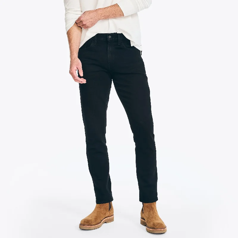 Men's Jeans with a Button - Fly for a Traditional and Classic AestheticNautica Mens Athletic Slim Stretch Denim Men's Jeans with a Button - Fly for a Traditional and Classic AestheticNautica Mens Athletic Slim Stretch Denim
