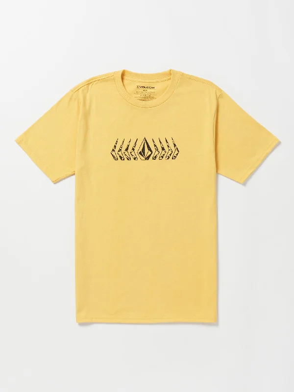 Plus Size Men's Bootcut Jeans with a Belt Loop Upgrade for a Stylish TouchPhaset Short Sleeve Tee - Golden Mustard Plus Size Men's Bootcut Jeans with a Belt Loop Upgrade for a Stylish TouchPhaset Short Sleeve Tee - Golden Mustard