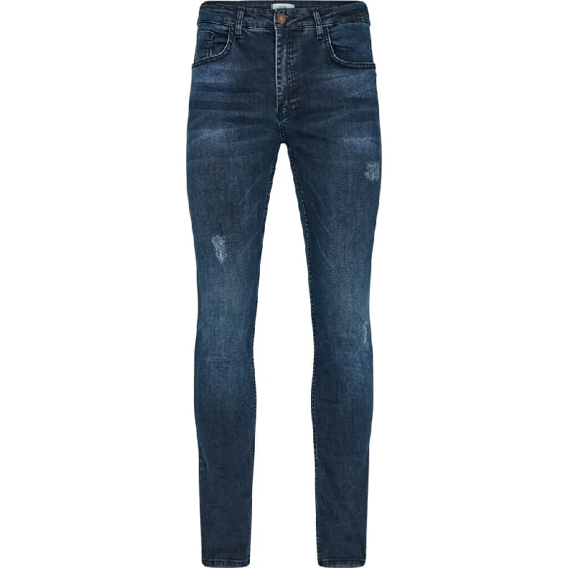 Men's Jeans with a Hidden Coin Pocket for Added ConveniencePatriot Power Flex Stretch Jeans - Blue/Black cut and repair Men's Jeans with a Hidden Coin Pocket for Added ConveniencePatriot Power Flex Stretch Jeans - Blue/Black cut and repair