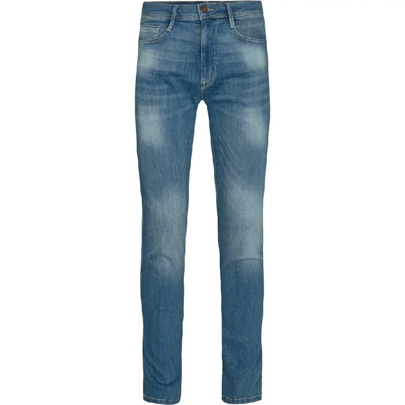 Men's Slim Fit Stretch Jeans in Dark Wash for a Modern and Comfortable LookPower Flex Stretch Jeans - MBL Mid Blue Men's Slim Fit Stretch Jeans in Dark Wash for a Modern and Comfortable LookPower Flex Stretch Jeans - MBL Mid Blue