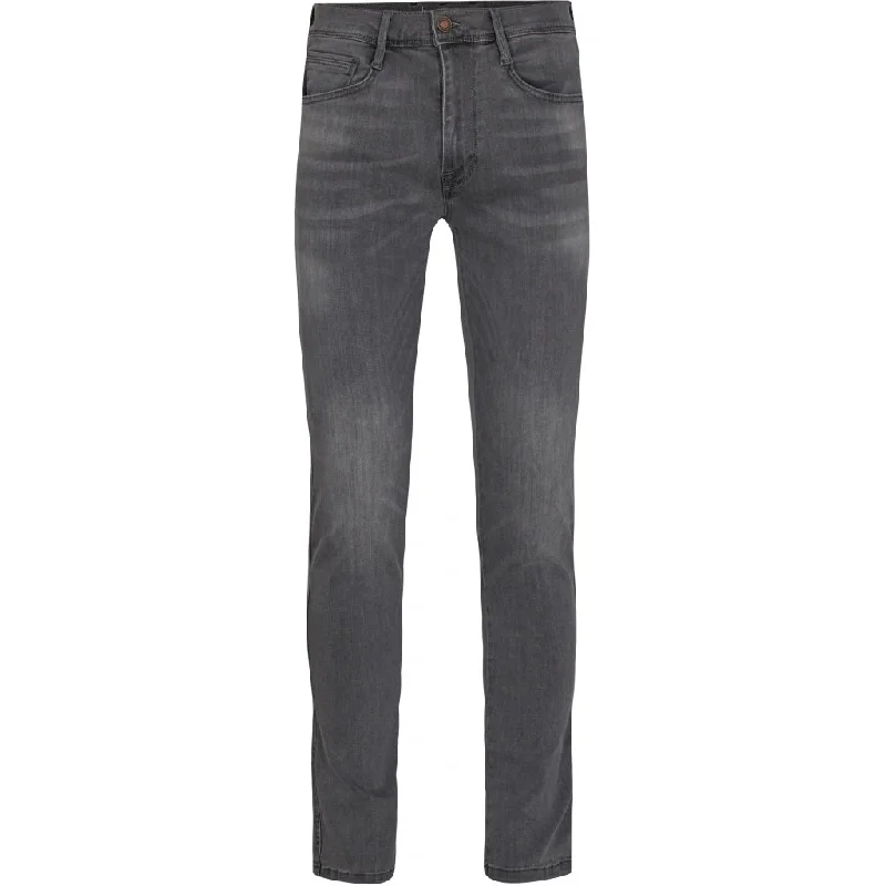 Plus Size Men's Relaxed Fit Jeans with a Faded Wash for a Vintage - Inspired LookPower Flex Stretch Jeans - Grey Plus Size Men's Relaxed Fit Jeans with a Faded Wash for a Vintage - Inspired LookPower Flex Stretch Jeans - Grey