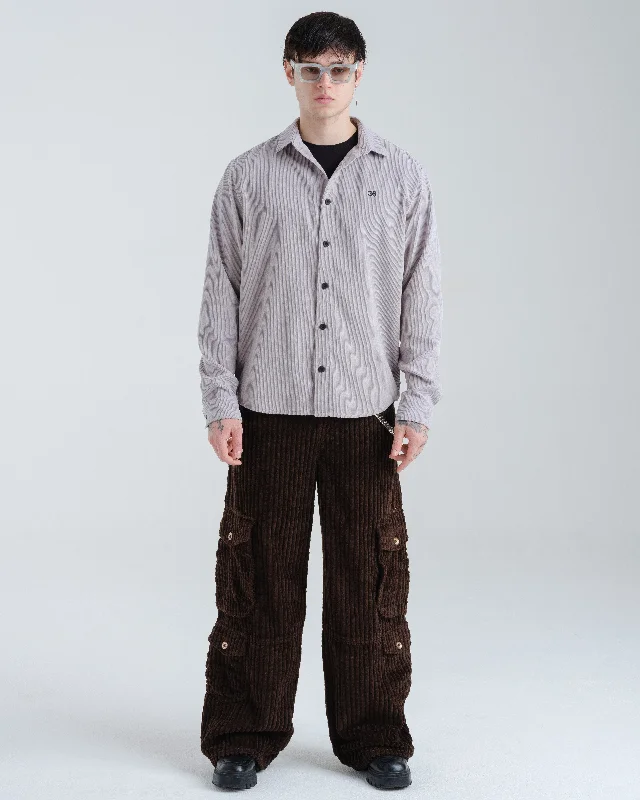 Men's Jeans with a Button - Fly for a Traditional and Classic AestheticQuad Cargo. 23". 2 Wale Corduroy. Java Brown. Men's Jeans with a Button - Fly for a Traditional and Classic AestheticQuad Cargo. 23". 2 Wale Corduroy. Java Brown.