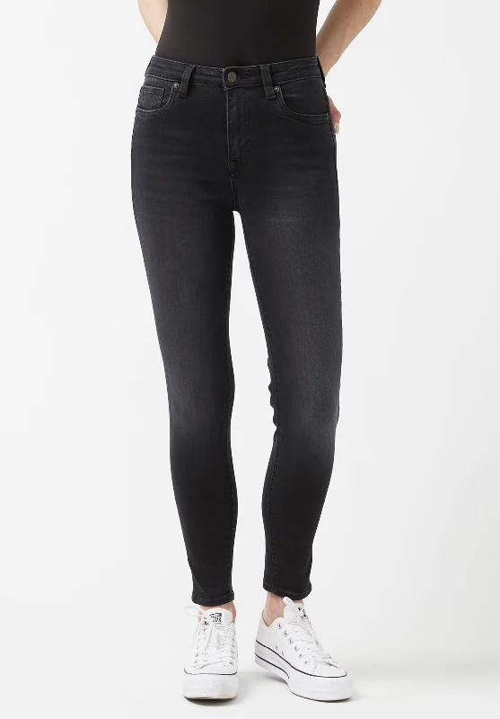 Men's Stretch Jeans with a Moisture - Wicking Lining for Active LifestylesHigh Rise Skinny Skylar Women's Jeans in Carbon Black - BL15664 Men's Stretch Jeans with a Moisture - Wicking Lining for Active LifestylesHigh Rise Skinny Skylar Women's Jeans in Carbon Black - BL15664