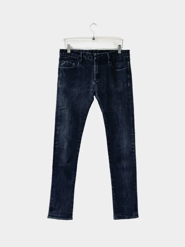 Men's Low - Rise Jeans in a Light Wash for a Casual and Youthful LookSlim Fit Jeans