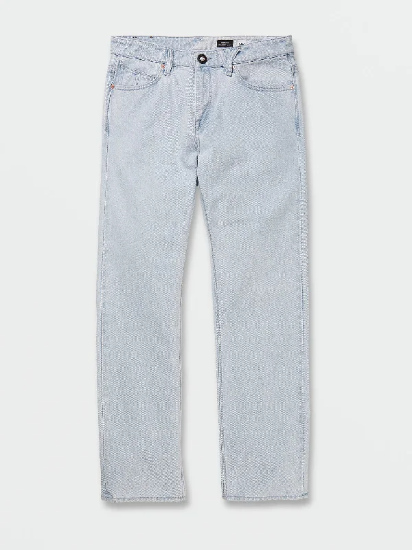 Plus Size Men's Relaxed Fit Jeans with a Faded Wash for a Vintage - Inspired LookSolver Modern Fit Jeans - Light Blue Plus Size Men's Relaxed Fit Jeans with a Faded Wash for a Vintage - Inspired LookSolver Modern Fit Jeans - Light Blue