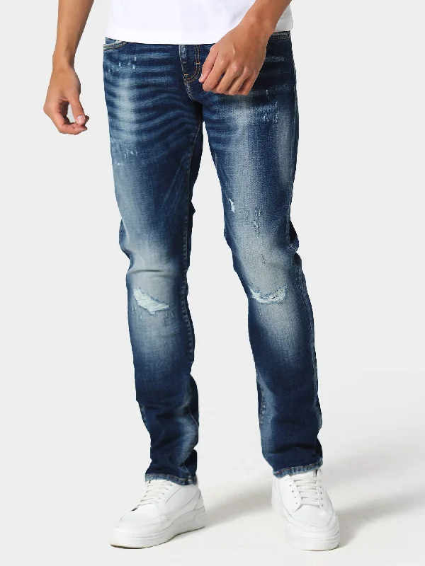 Men's Ripped Skinny Jeans in Acid Wash for an Edgy and Punk - Inspired StyleDino TODD 1022 Slim Fit Jeans Men's Ripped Skinny Jeans in Acid Wash for an Edgy and Punk - Inspired StyleDino TODD 1022 Slim Fit Jeans