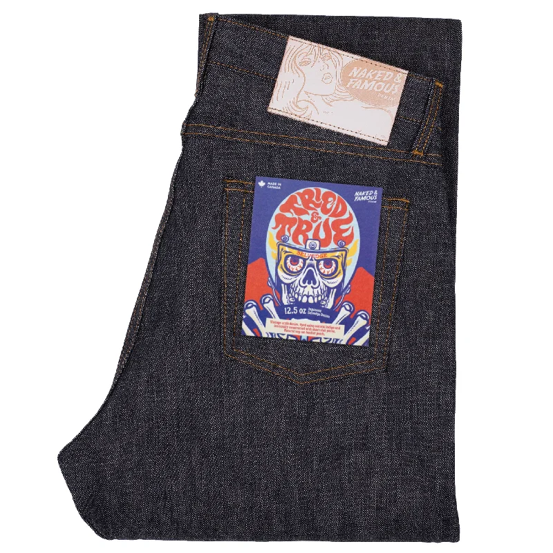 Men's Jeans with an Elastic Waistband for Ultimate ComfortTrue Guy - Tried & True Selvedge Men's Jeans with an Elastic Waistband for Ultimate ComfortTrue Guy - Tried & True Selvedge