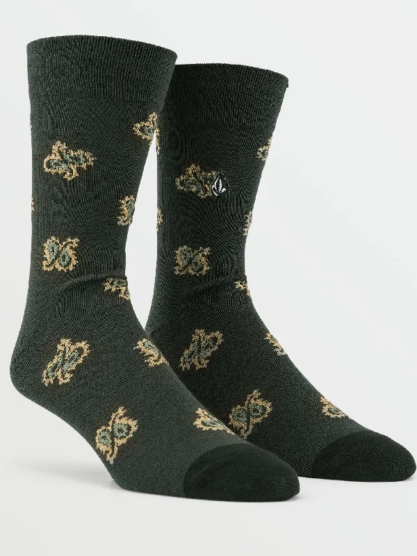 Plus Size Men's Relaxed Fit Jeans with a Tapered Leg for a Laid - Back VibeTrue Socks - Stealth
