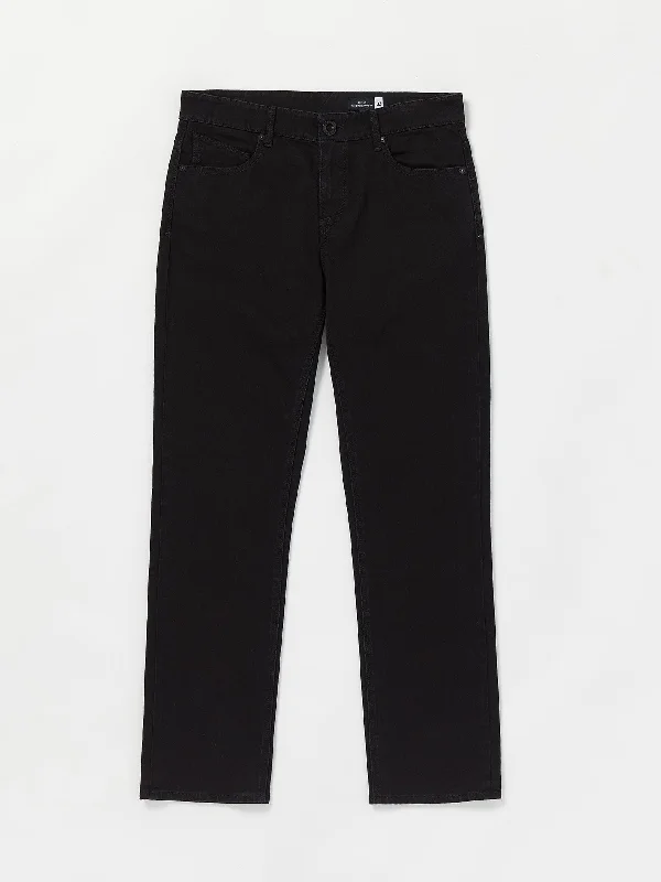 Men's Jeans with a Frayed Hem for a Casual and Effortless StyleV Solver Stretch Jeans - Black Men's Jeans with a Frayed Hem for a Casual and Effortless StyleV Solver Stretch Jeans - Black