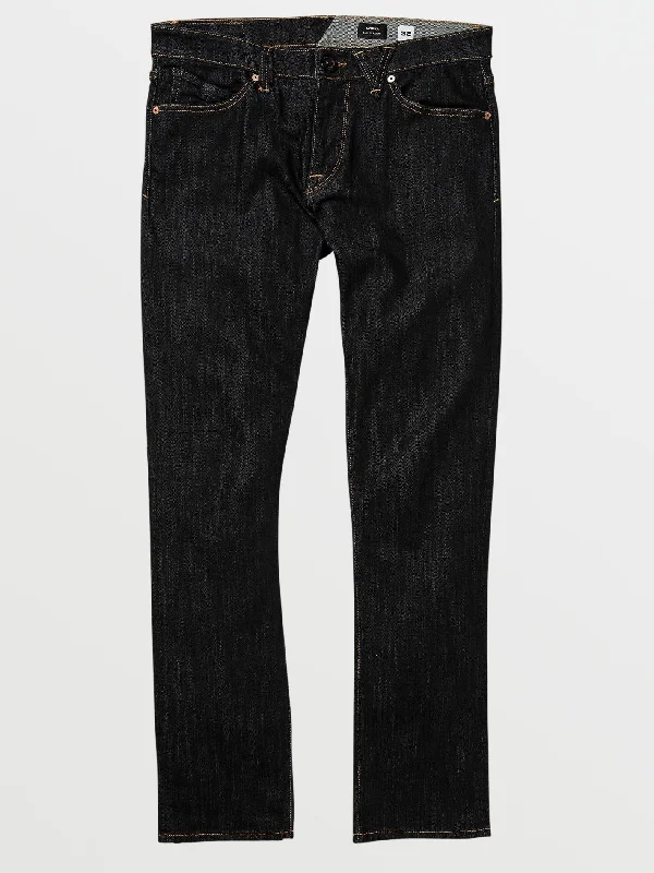 Men's Distressed Jeans with Patches for a Retro and DIY - Inspired AppearanceV Vorta Stretch Jeans - Rinsed Indigo Men's Distressed Jeans with Patches for a Retro and DIY - Inspired AppearanceV Vorta Stretch Jeans - Rinsed Indigo