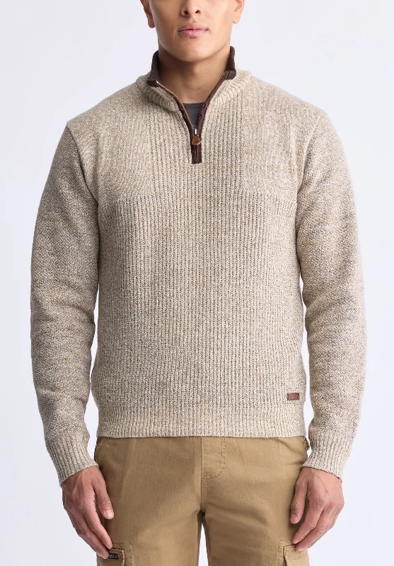 Men's Colored Jeans in Burgundy for a Bold and Fashion - Forward LookWerneck Men’s Quarter-zip Ribbed Knit Sweater, Beige - BPM14177 Men's Colored Jeans in Burgundy for a Bold and Fashion - Forward LookWerneck Men’s Quarter-zip Ribbed Knit Sweater, Beige - BPM14177