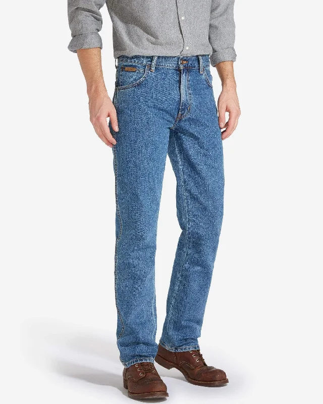 Men's Slim Fit Stretch Jeans in Dark Wash for a Modern and Comfortable LookWrangler Texas Authentic Straight Mens Jeans - Stonewash Blue Men's Slim Fit Stretch Jeans in Dark Wash for a Modern and Comfortable LookWrangler Texas Authentic Straight Mens Jeans - Stonewash Blue
