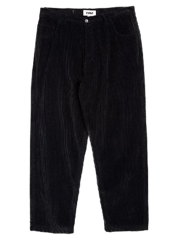 Plus Size Men's Straight Leg Jeans with Reinforced Knees for DurabilityYMC Bez Jean in Black Plus Size Men's Straight Leg Jeans with Reinforced Knees for DurabilityYMC Bez Jean in Black
