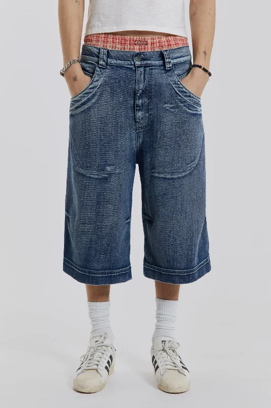 Men's Colored Jeans in Burgundy for a Bold and Fashion - Forward LookAxle Acid Wash Denim Jorts Men's Colored Jeans in Burgundy for a Bold and Fashion - Forward LookAxle Acid Wash Denim Jorts
