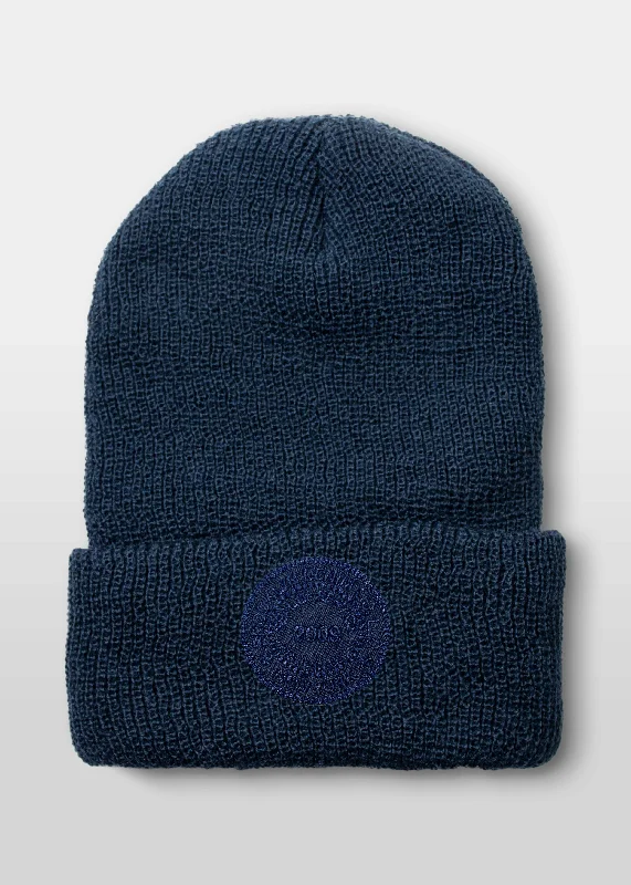 Men's Ripped Skinny Jeans in Acid Wash for an Edgy and Punk - Inspired StyleBDC Embroidered Seal Beanie Navy