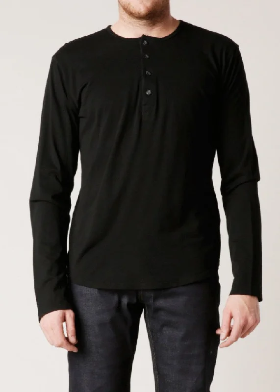 Plus Size Men's Relaxed Fit Jeans with a Tapered Leg for a Laid - Back VibeBrooklyn Denim Co. Hesse Hemp/Cotton Henley Shirt Plus Size Men's Relaxed Fit Jeans with a Tapered Leg for a Laid - Back VibeBrooklyn Denim Co. Hesse Hemp/Cotton Henley Shirt
