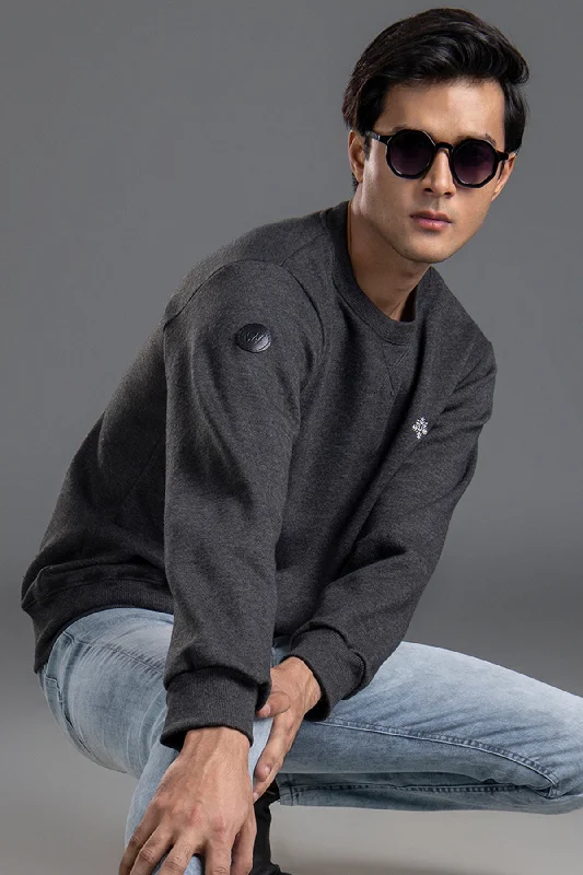 Plus Size Men's Straight Leg Jeans with Reinforced Knees for DurabilityCharcoal Grey Sweatshirt Plus Size Men's Straight Leg Jeans with Reinforced Knees for DurabilityCharcoal Grey Sweatshirt