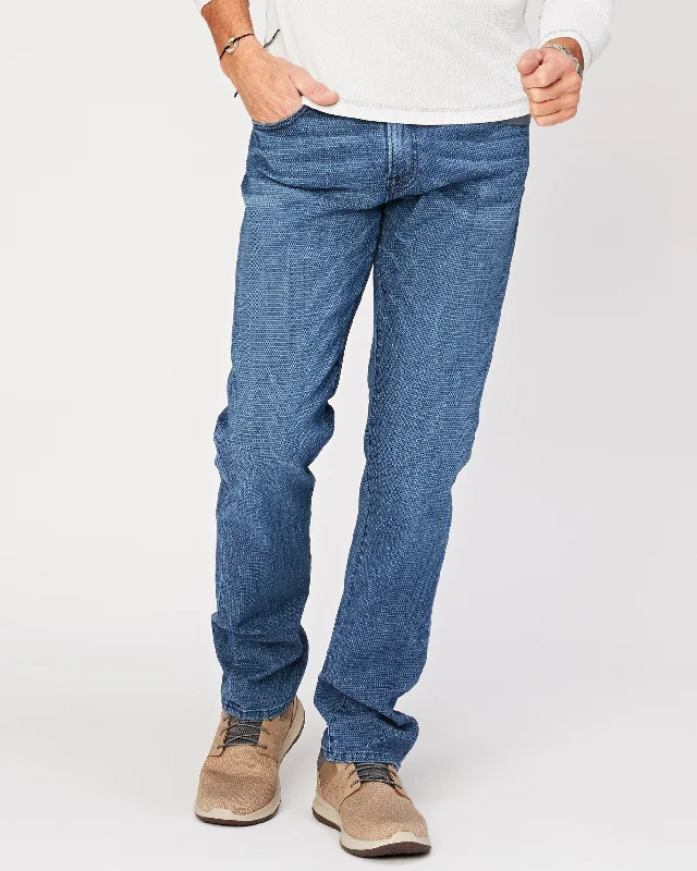 Plus Size Men's Relaxed Fit Jeans with a Faded Wash for a Vintage - Inspired LookNo. 11 Classic Halsing Rinse Plus Size Men's Relaxed Fit Jeans with a Faded Wash for a Vintage - Inspired LookNo. 11 Classic Halsing Rinse