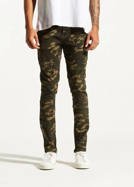 Plus Size Men's Relaxed Fit Jeans with a Tapered Leg for a Laid - Back VibePacific Denim (Camo) Plus Size Men's Relaxed Fit Jeans with a Tapered Leg for a Laid - Back VibePacific Denim (Camo)