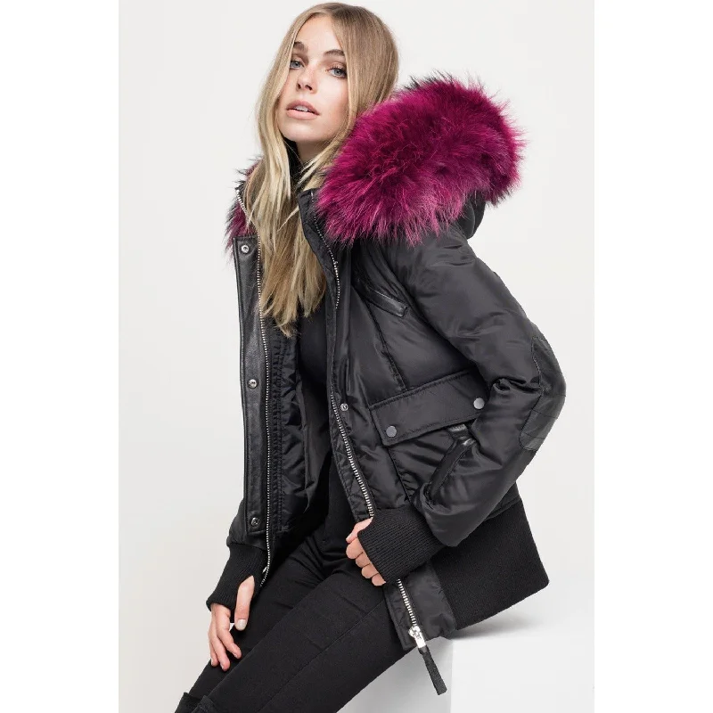 Men's Jeans with a Zip - Off Lower Leg for Convertible StyleWomen's Nicole Benisti Fordham Coat - Black/Magenta Men's Jeans with a Zip - Off Lower Leg for Convertible StyleWomen's Nicole Benisti Fordham Coat - Black/Magenta
