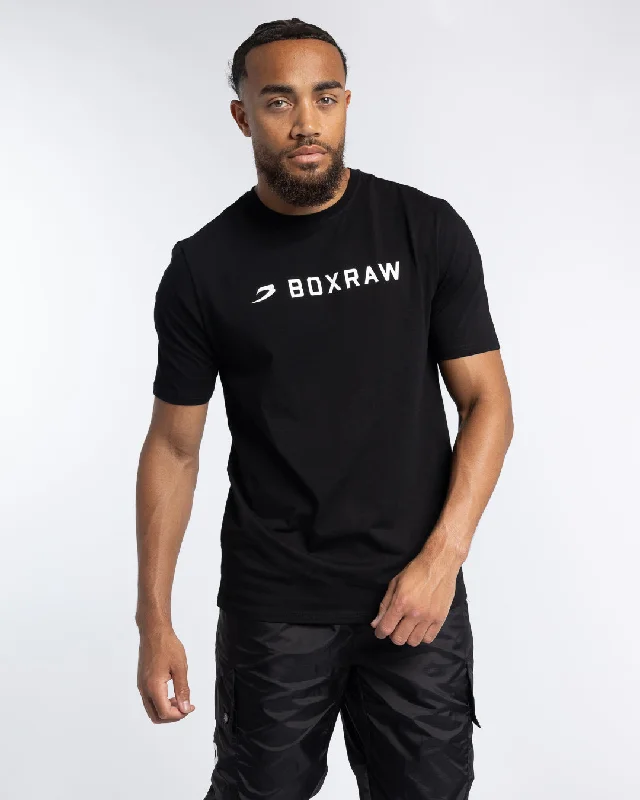 Men's polo t - shirts with a contrast collar for a preppy lookA.B.C. T-Shirt - Black Men's polo t - shirts with a contrast collar for a preppy lookA.B.C. T-Shirt - Black