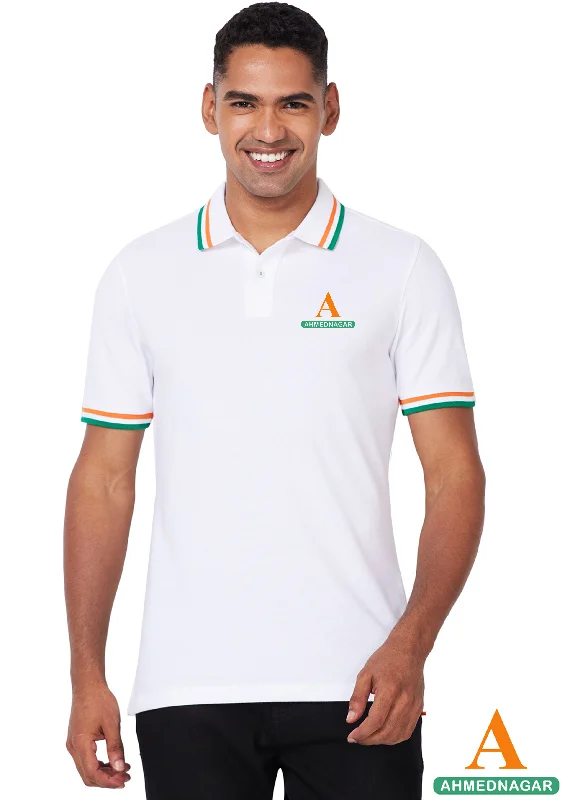 Men's high - collar polo shirts with a modern twistAHMEDNAGAR