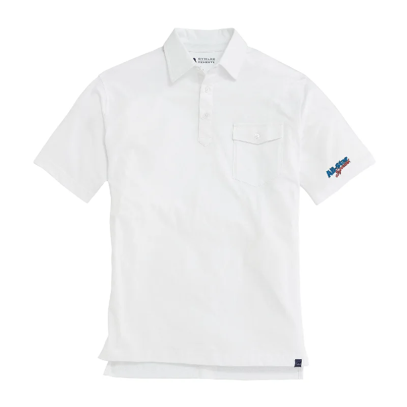 Men's high - collar polo shirts with a modern twistAll Star Special Old School Polo - White Men's high - collar polo shirts with a modern twistAll Star Special Old School Polo - White