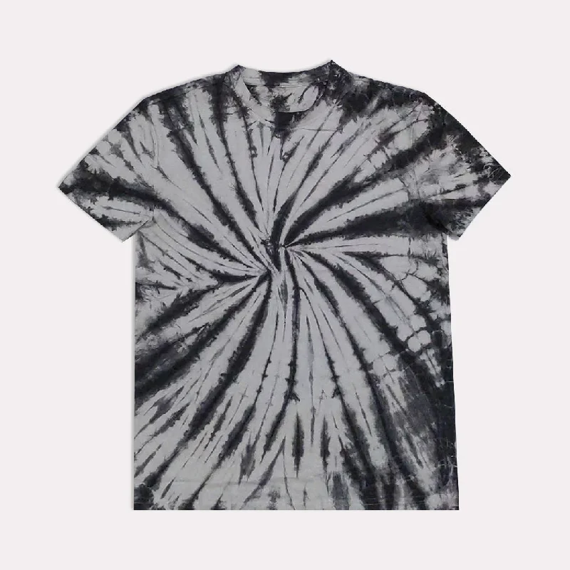 Men's UV - protected polo shirts for outdoor gardeningAR - Men 'Black & White' Tie-Dye Graphic Short Sleeve T-Shirt AR213 Men's UV - protected polo shirts for outdoor gardeningAR - Men 'Black & White' Tie-Dye Graphic Short Sleeve T-Shirt AR213
