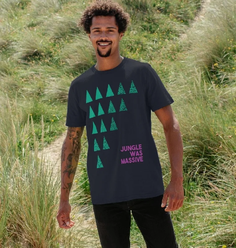 Men's eco - friendly recycled t - shirts for sustainable fashion choicesBBC Earth | Jungle Was Massive T-shirt Men's eco - friendly recycled t - shirts for sustainable fashion choicesBBC Earth | Jungle Was Massive T-shirt