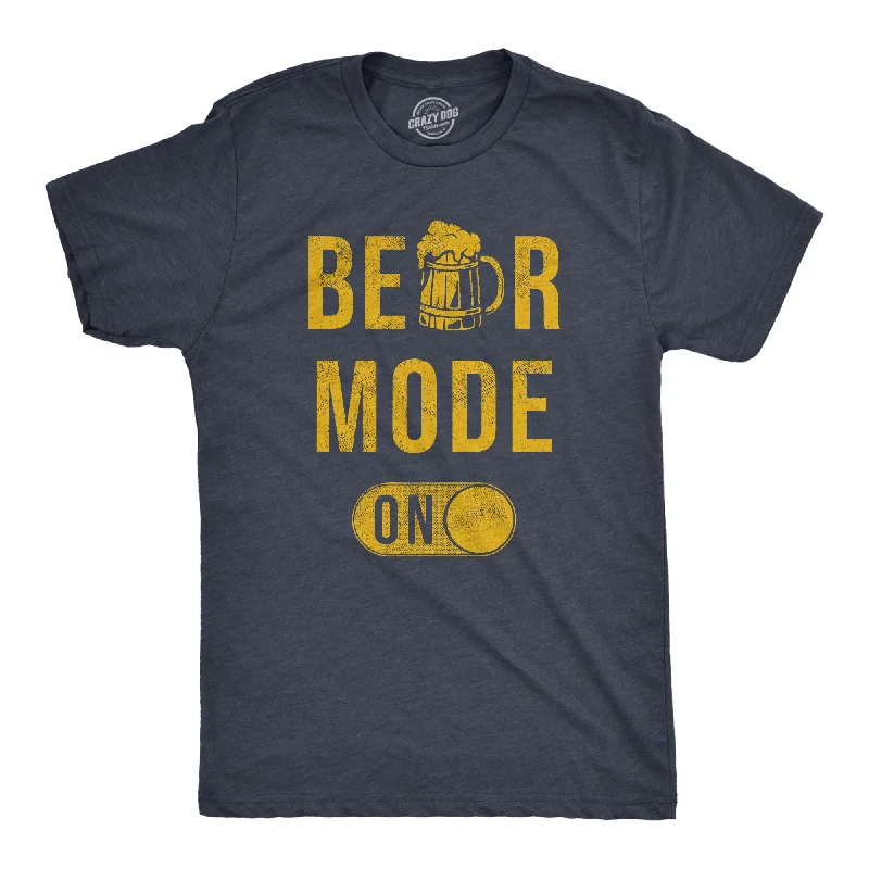 Men's tie - dye t - shirts with a bohemian styleBeer Mode On Men's T Shirt