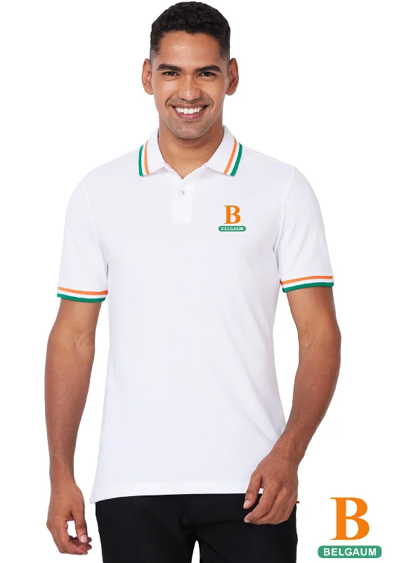 Men's plus size golf polo shirts in moisture wicking fabricBELGAUM