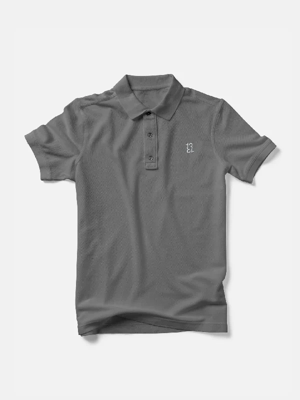 Men's stretchable athletic polo shirts for fitness workoutsBib 13 - Upside down - Polo Shirt Men's stretchable athletic polo shirts for fitness workoutsBib 13 - Upside down - Polo Shirt
