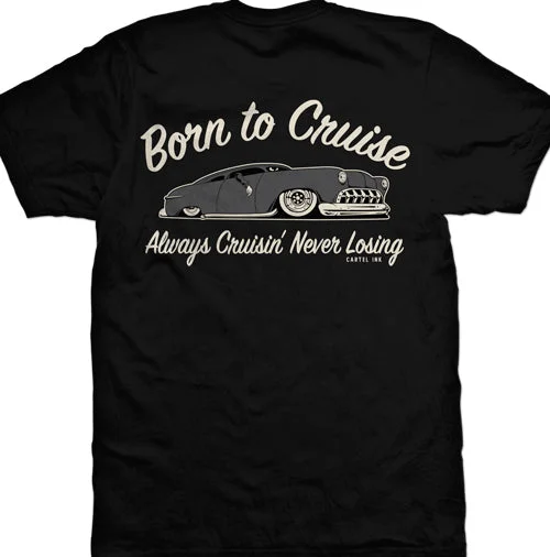 Men's v - neck muscle t - shirts for a body - building aestheticBorn To Cruise Men's T-Shirt Men's v - neck muscle t - shirts for a body - building aestheticBorn To Cruise Men's T-Shirt