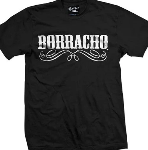 Men's mock - neck t - shirts with a modern and sleek styleBorracho Men's T-Shirt