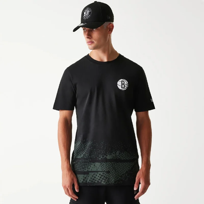 Men's UV - protection t - shirts for outdoor activities in the sunBrooklyn Nets NBA Tip Off Black T-Shirt Men's UV - protection t - shirts for outdoor activities in the sunBrooklyn Nets NBA Tip Off Black T-Shirt