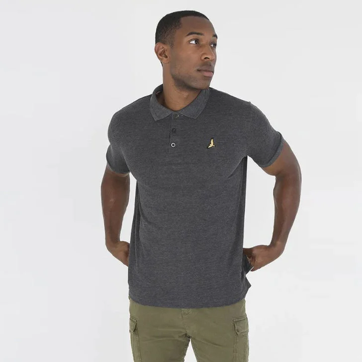 Men's vintage - inspired retro polo shirts with unique patternsBS - Men 'Charcoal' Housemark Slim Fit Polo BS80 Men's vintage - inspired retro polo shirts with unique patternsBS - Men 'Charcoal' Housemark Slim Fit Polo BS80