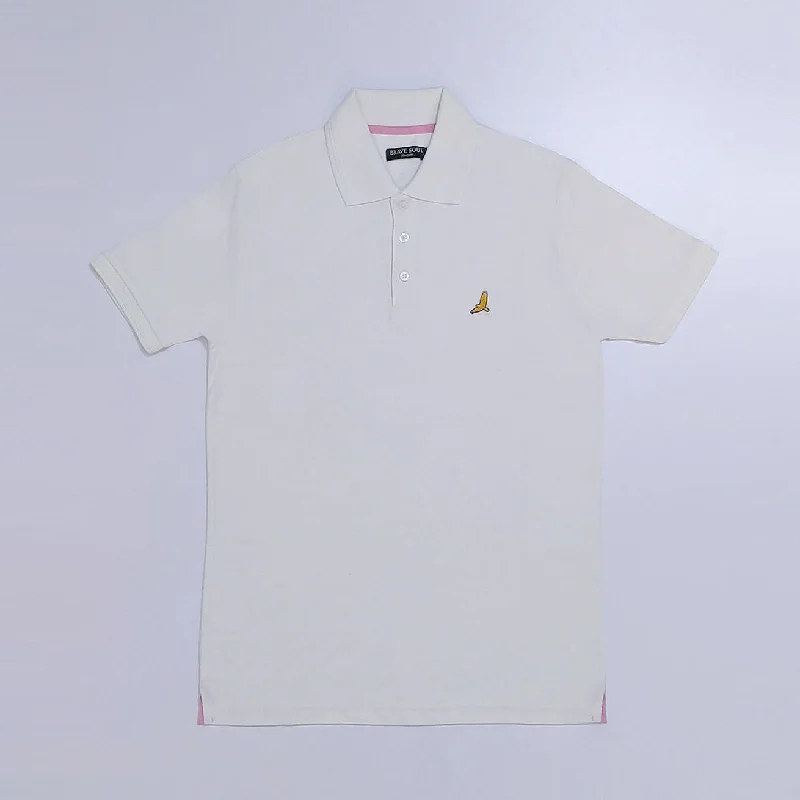 Men's two - tone stripe polo shirts with a preppy styleBS - Men 'White' Housemark Slim Fit Polo BS78 Men's two - tone stripe polo shirts with a preppy styleBS - Men 'White' Housemark Slim Fit Polo BS78