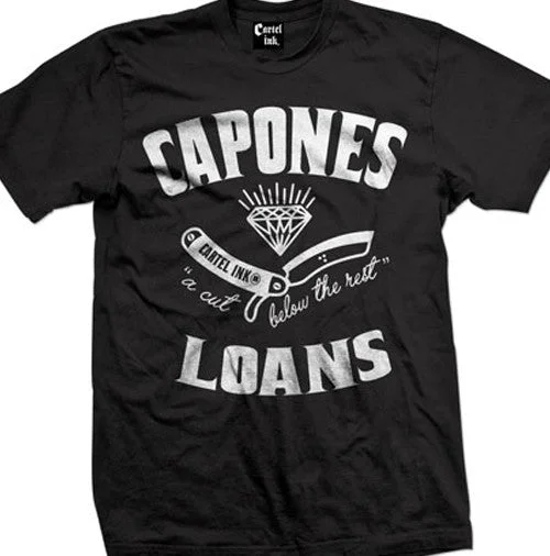 Men's polo t - shirts with a contrast collar for a preppy lookCapones Loans Men's T-Shirt