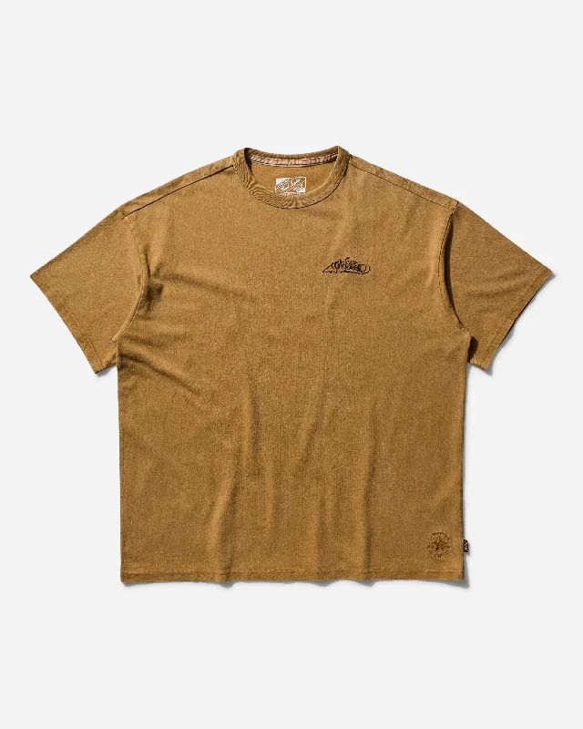 Men's printed Hawaiian t - shirts for tropical vacationsMen's IRAK NYC Gold Standard T-Shirt Amber Brown Men's printed Hawaiian t - shirts for tropical vacationsMen's IRAK NYC Gold Standard T-Shirt Amber Brown