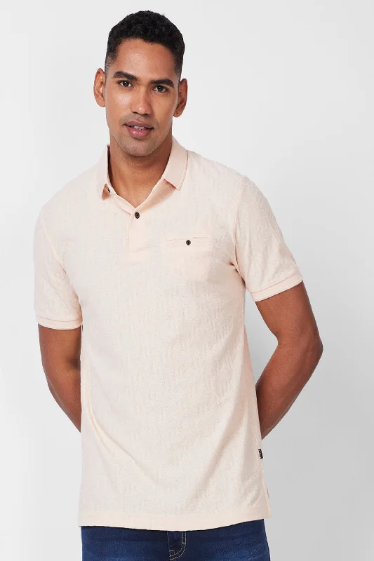 Men's luxury cashmere blend polo shirts in solid colorsJACQUARD TEXTURE POLO