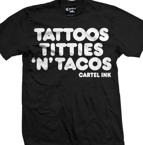 Men's antimicrobial t - shirts for odor - free freshness during travelTattoos Titties and Tacos Men's T-Shirt Men's antimicrobial t - shirts for odor - free freshness during travelTattoos Titties and Tacos Men's T-Shirt
