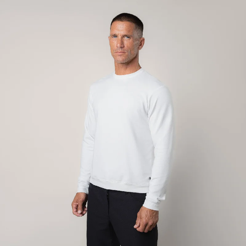 Men's smart - casual checkered t - shirts for semi - formal occasionsCumulus Crew Pullover