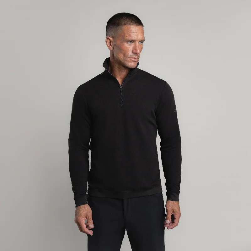 Men's button - front t - shirts with a unique artistic printCumulus Quarter Zip