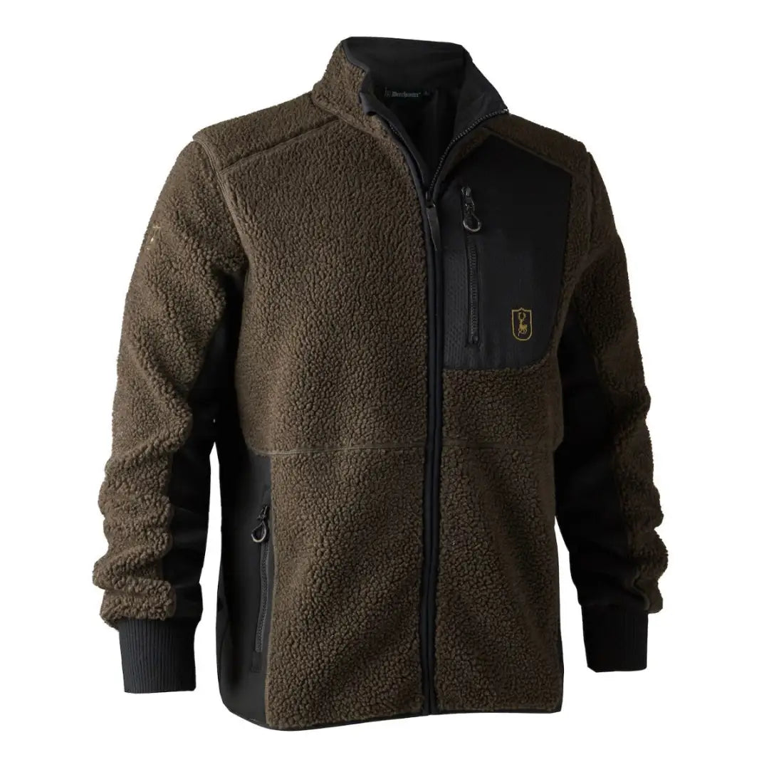 Checkered men jackets in a plaid pattern for a preppy appearanceEmbroidered men jackets with intricate floral designs for a unique aestheticDeerhunter Rogaland Fibre Pile Jacket