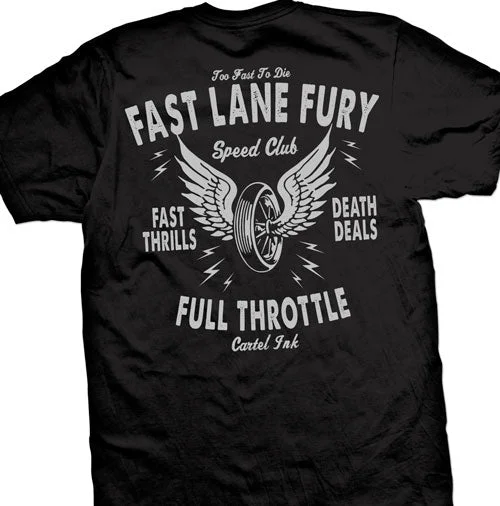 Men's v - neck muscle t - shirts for a body - building aestheticFast Lane Fury Men's T-Shirt Men's v - neck muscle t - shirts for a body - building aestheticFast Lane Fury Men's T-Shirt