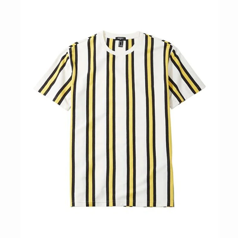 Men's luxury cashmere blend polo shirts in solid colorsFR - Men 'White' Vertical Stripe Cotton T-Shirt FR328 Men's luxury cashmere blend polo shirts in solid colorsFR - Men 'White' Vertical Stripe Cotton T-Shirt FR328